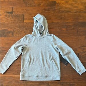 NWT Lululemon Gray textured double-knit hoodie